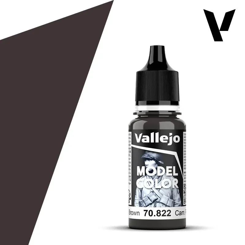 Begränsat antal Vallejo Camouflage Black Brown, 18mm, No 145