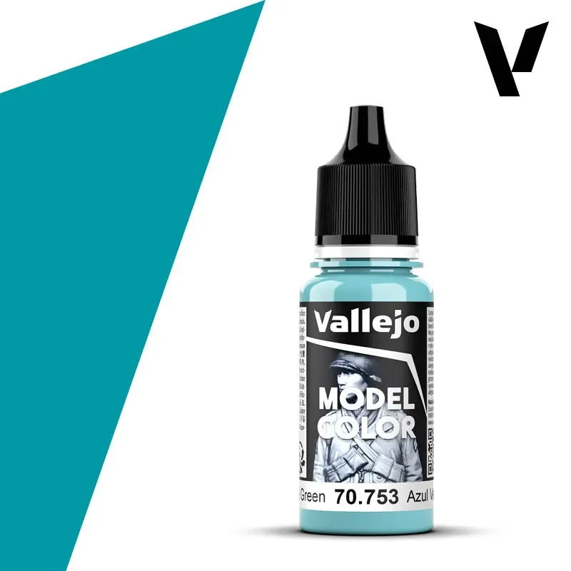 Begränsat erbjudande Vallejo Light Blue Green, 18mm, No 68