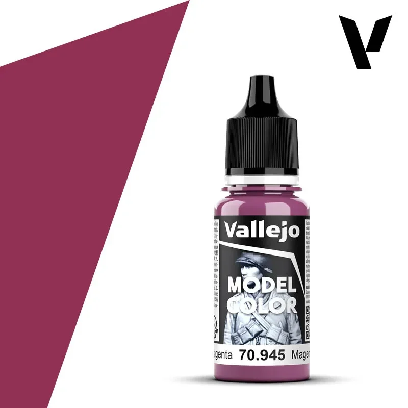 Snabb leverans Vallejo Magenta, 18mm, No 44