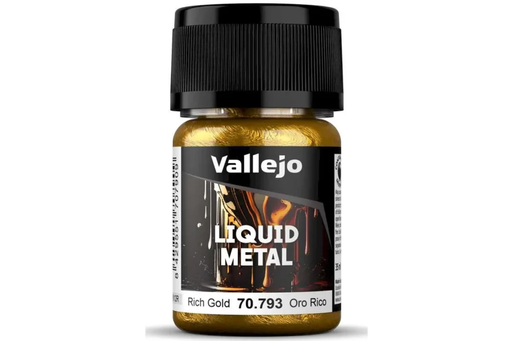 Begränsad tid Vallejo Rich gold metallic, 35ml