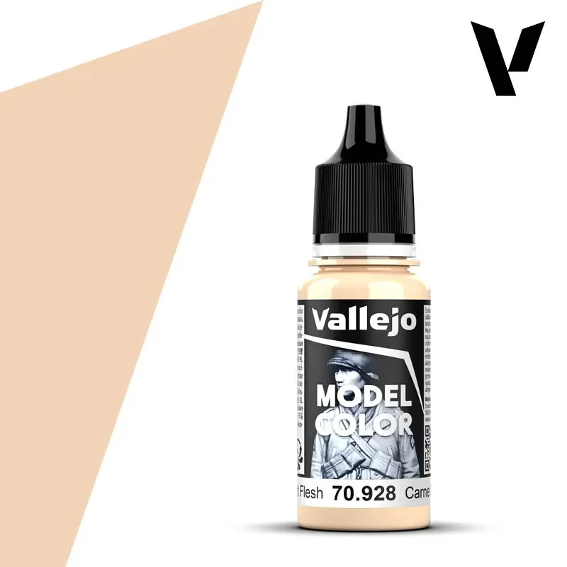 Extra rabatt Vallejo Light flesh mat, 18mm, No 5