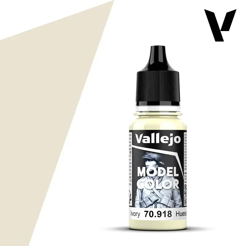 Handla nu Vallejo Ivory mat, 18mm, No 4