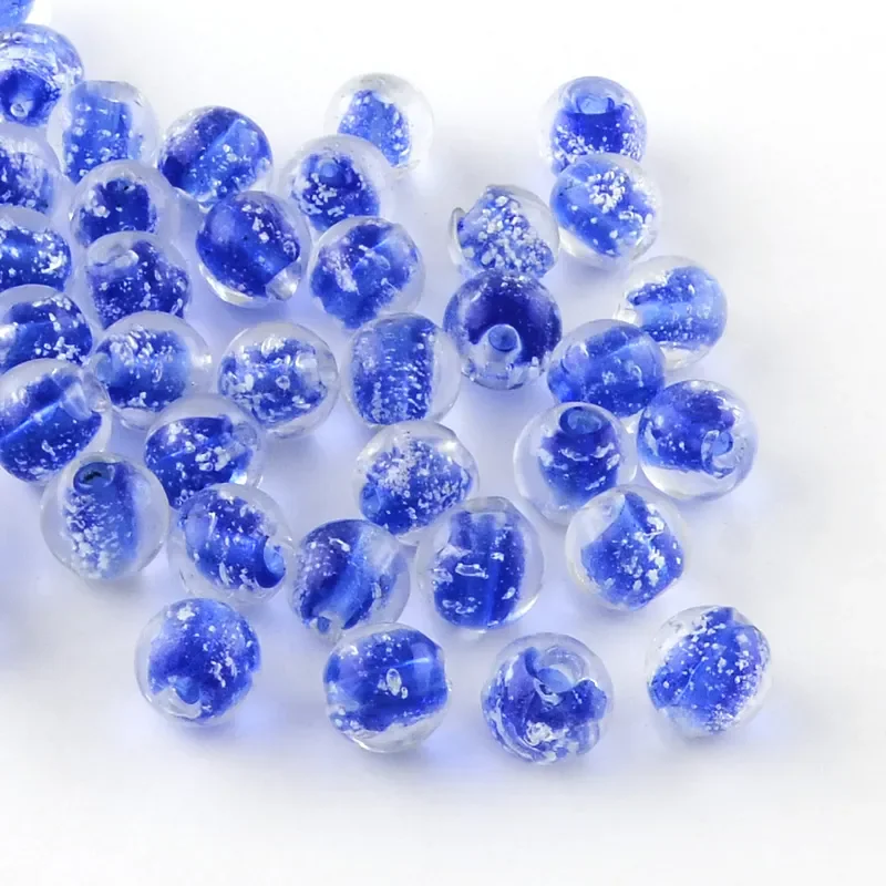Lampwork, Glaspärlor, Lyser i mörker, Blue Köp online