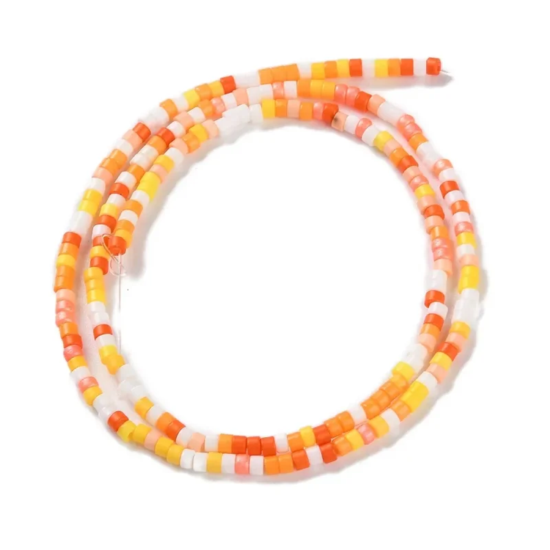 Kampanjpris Lampwork, Glaspärlor, Tjeckiska, 224st, Orange