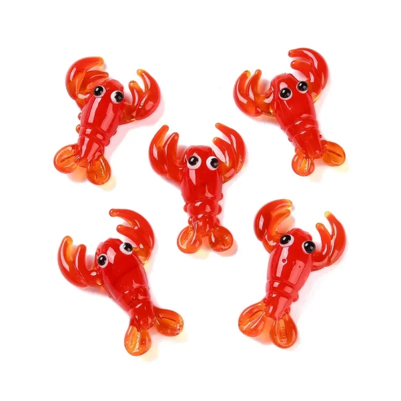 Lampwork, Glaspärlor, Kräfta, 1st Fynd