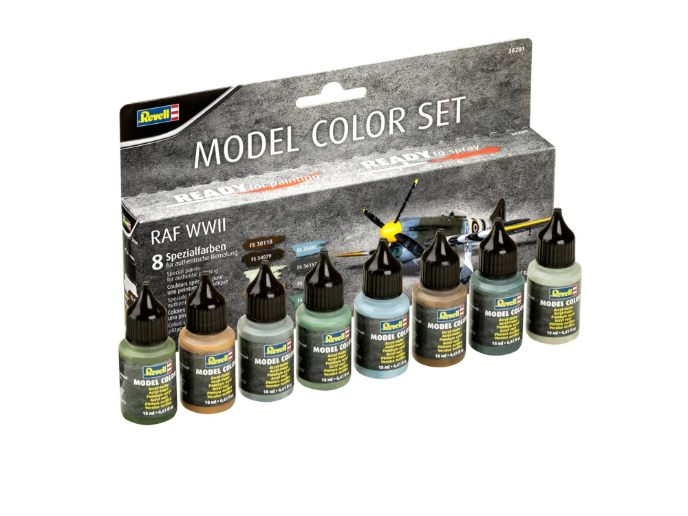Populärt val REVELL Model Color, RAF WWII 8x17ml