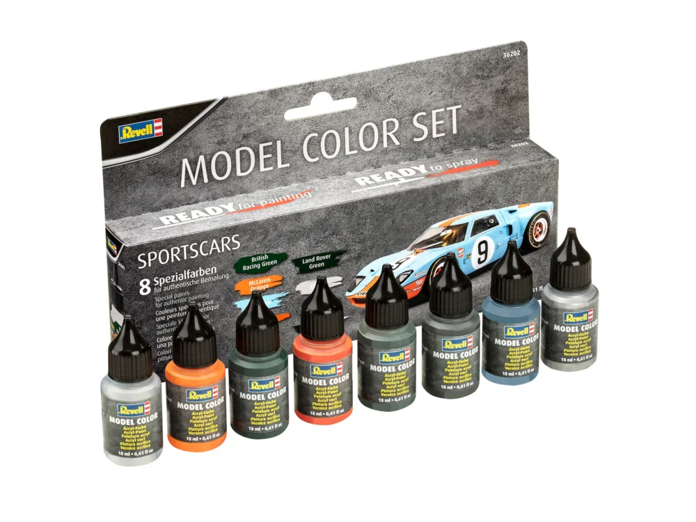 Fri frakt REVELL Model Color, Sportscar 8x17ml