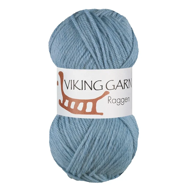 Viking Garn Raggen, 150g, Ljus Blå, 782 Rabatter
