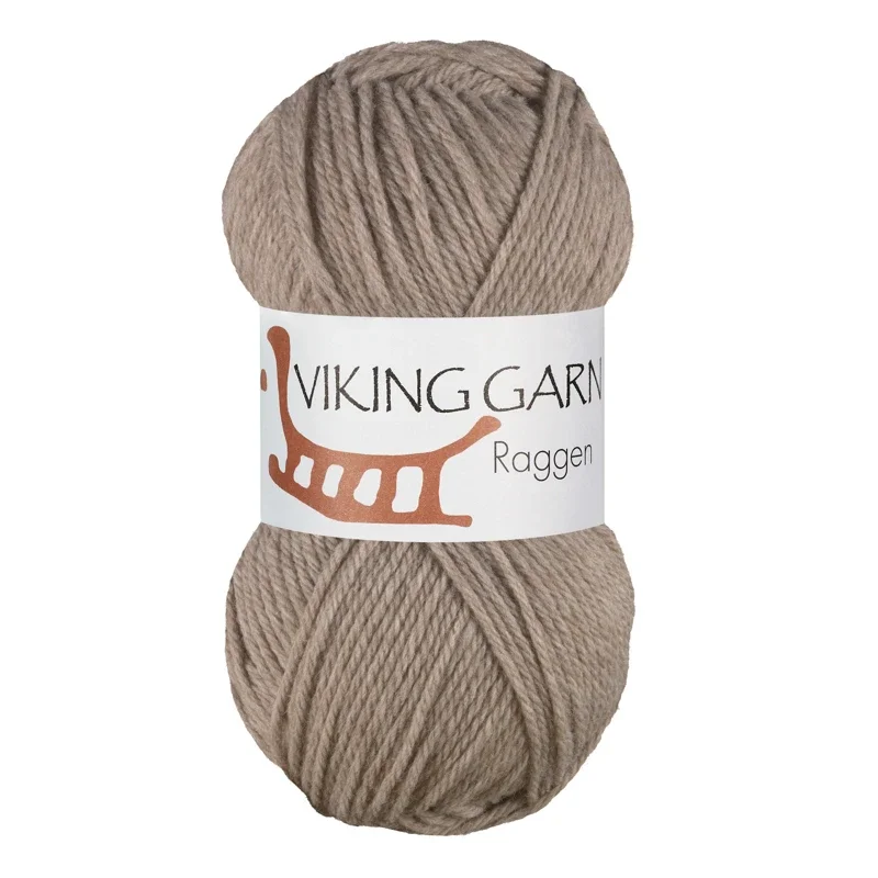 Utförsäljning Viking Garn Raggen, 150g, Ljus Brun, 709