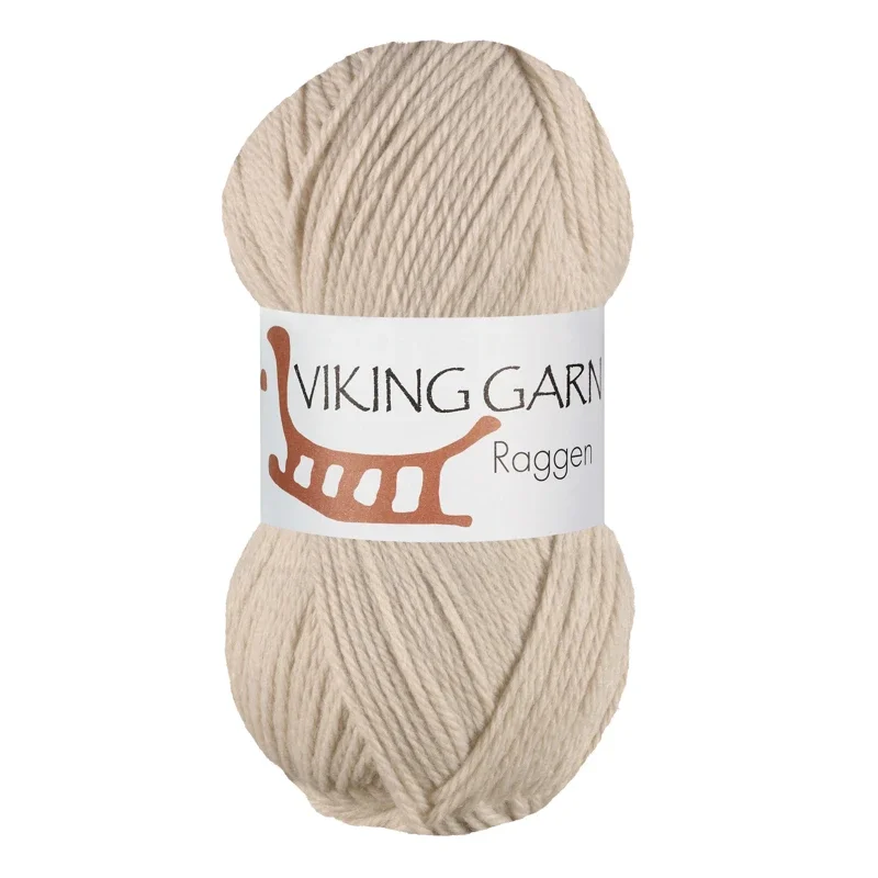 Erbjudande Viking Garn Raggen, 150g, Beige, 706
