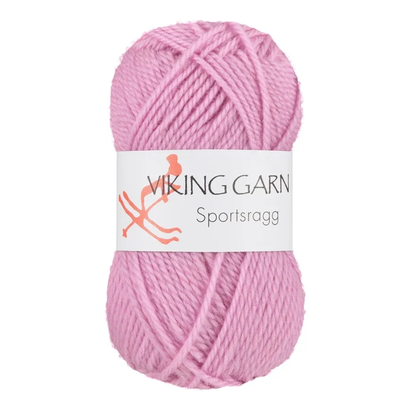 Begränsat erbjudande Viking Garn Sportsragg, 50g, Rosa, 563
