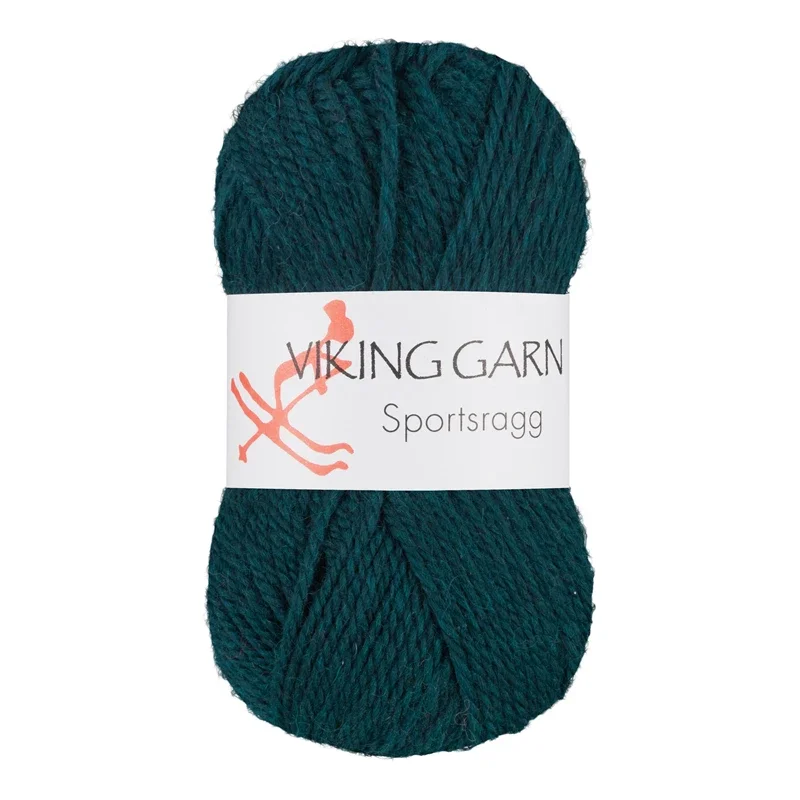 Kampanj Viking Garn Sportsragg, 50g, Mörk Petroleum, 534