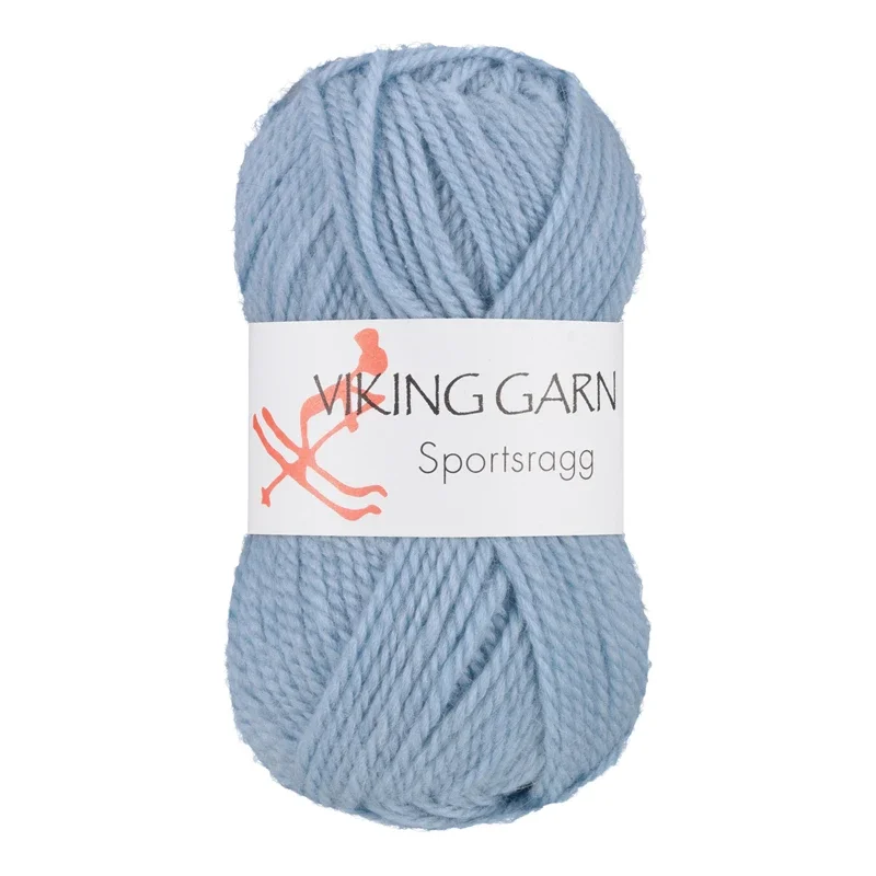 Viking Garn Sportsragg, 50g, Ljus Blå, 521 Köp nu