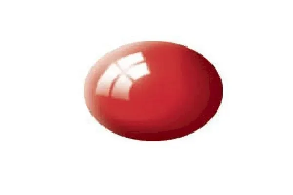 Beställ idag Revell Aqua Color, Gloss Fiery Red (RAL 3000), No 31