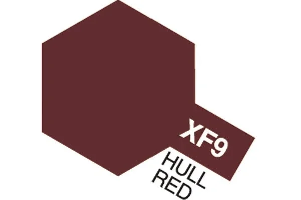 Erbjudandepris TAMIYA Acrylic Mini XF-9 Hull Red (Flat)