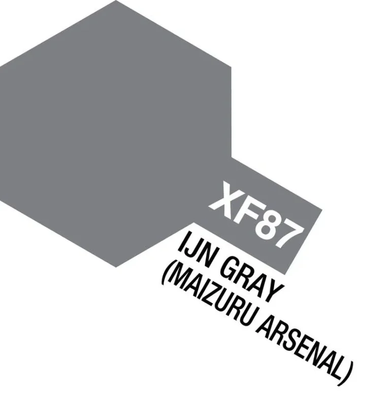 Köp online TAMIYA Acrylic Mini XF-87 IJN Gray (Maizuru A.) (Flat)