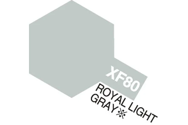 TAMIYA Acrylic Mini XF-80 Royal Gray (Flat) I lager
