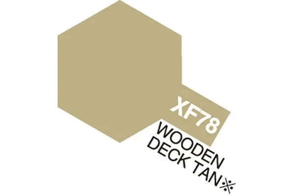 TAMIYA Acrylic Mini XF-78 Wooden Deck Tan (Flat) Endast idag