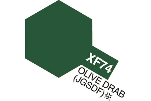 TAMIYA Acrylic Mini XF-74 Olive Drab (JGSDF) (Flat) Lägg i varukorgen