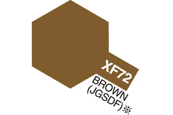 TAMIYA Acrylic Mini XF-72 Brown (JGSDF) (Flat) Snabb leverans