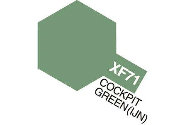 Begränsad tid TAMIYA Acrylic Mini XF-71 Cockpit Green (Flat)