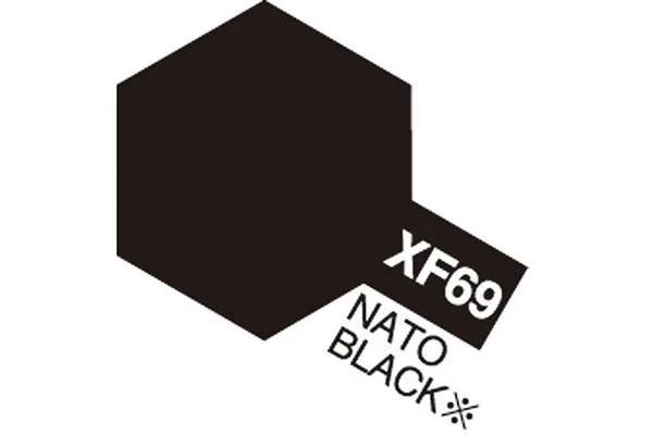TAMIYA Acrylic Mini XF-69 NATO Black (Flat) Kampanj