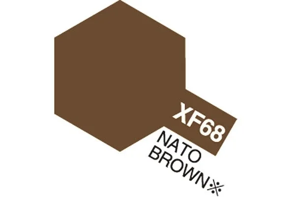 TAMIYA Acrylic Mini XF-68 NATO Brown (Flat) I lager