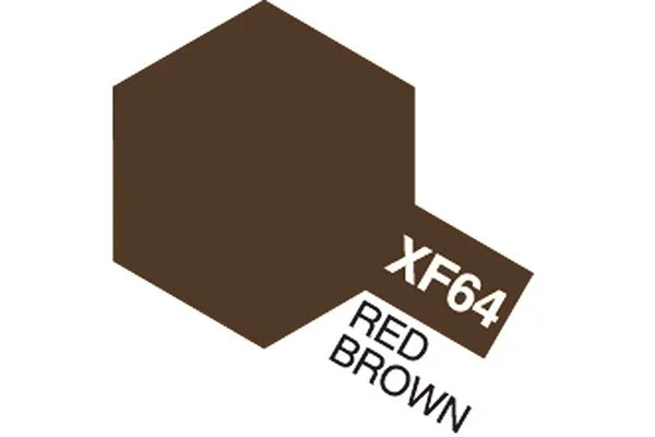 Nyhet TAMIYA Acrylic Mini XF-64 Red Brown (Flat)