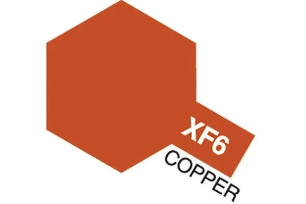 Endast denna vecka TAMIYA Acrylic Mini XF-6 Copper (Flat)