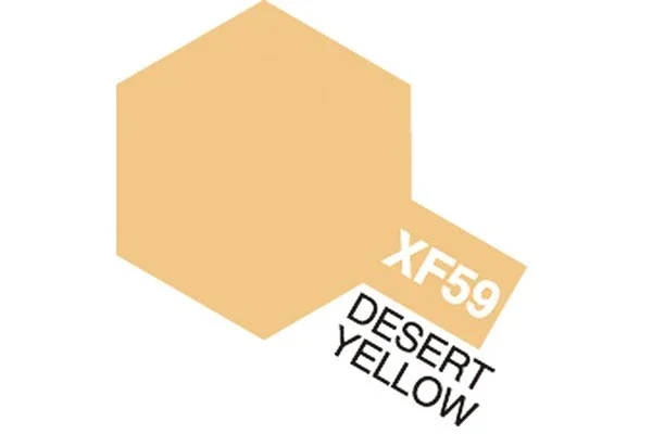 TAMIYA Acrylic Mini XF-59 Desert Yellow (Flat) Extra rabatt