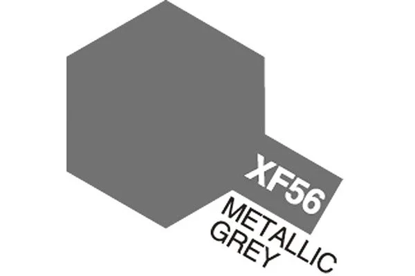 TAMIYA Acrylic Mini XF-56 Metallic Grey (Flat) Fri frakt