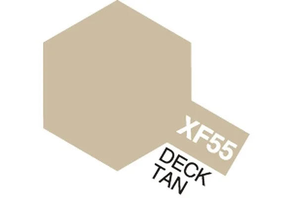 Rabatter TAMIYA Acrylic Mini XF-55 Deck Tan (Flat)