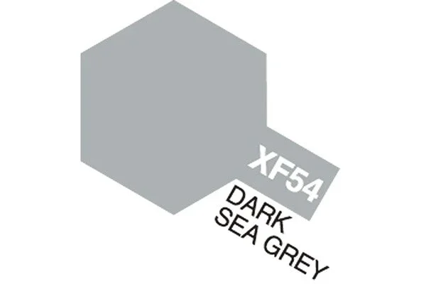 TAMIYA Acrylic Mini XF-54 Dark Sea Grey (Flat) Snabb leverans