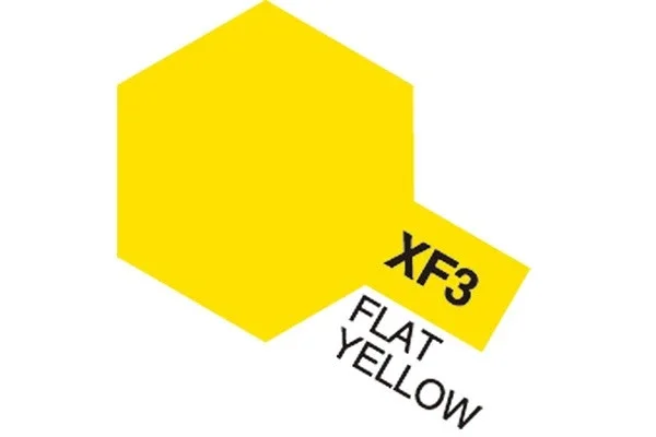 I lager TAMIYA Acrylic Mini XF-3 Flat Yellow (Flat)