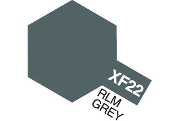 Utförsäljning TAMIYA Acrylic Mini XF-22 RLM Grey (Flat)