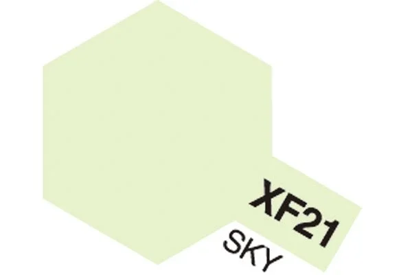 Populär TAMIYA Acrylic Mini XF-21 Sky (Flat)
