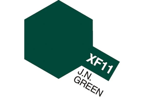TAMIYA Acrylic Mini XF-11 J. N. Green (Flat) Begränsat erbjudande