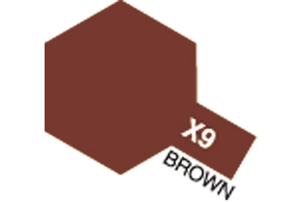 TAMIYA Acrylic Mini X-9 Brown (Gloss) Kampanj
