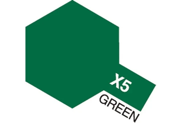 Endast denna vecka TAMIYA Acrylic Mini X-5 Green (Gloss)