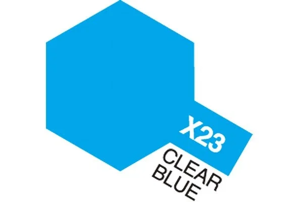 TAMIYA Acrylic Mini X-23 Clear Blue (Gloss) Expressleverans