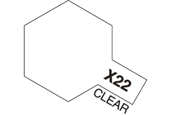 TAMIYA Acrylic Mini X-22 Clear (Gloss) Erbjudande