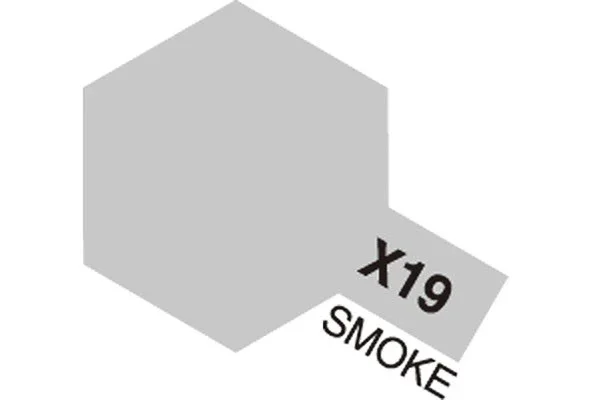 Erbjudandepris TAMIYA Acrylic Mini X-19 Smoke (Gloss)