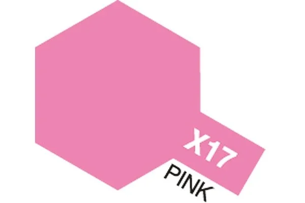 Premium TAMIYA Acrylic Mini X-17 Pink (Gloss)