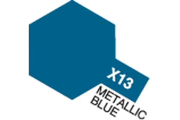 Sista chansen TAMIYA Acrylic Mini X-13 Metallic Blue (Gloss)