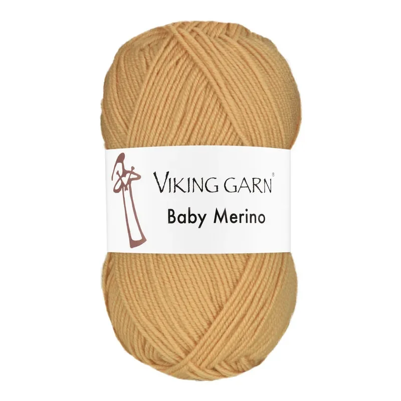 Beställ idag Garn Baby Merino, 50g, Majsgul, 246