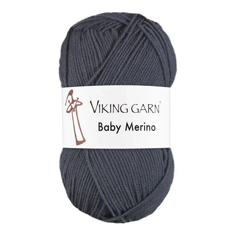 Garn Baby Merino, 50g, Jeansblå, 227 Beställ idag