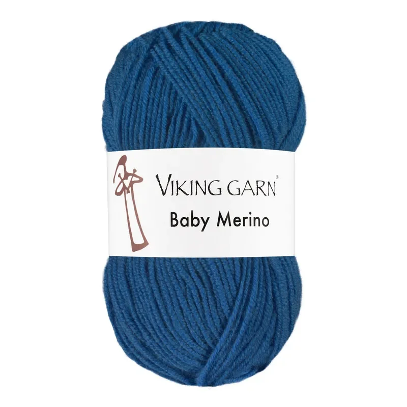 Beställ idag Garn Baby Merino, 50g, Kungsblå, 224