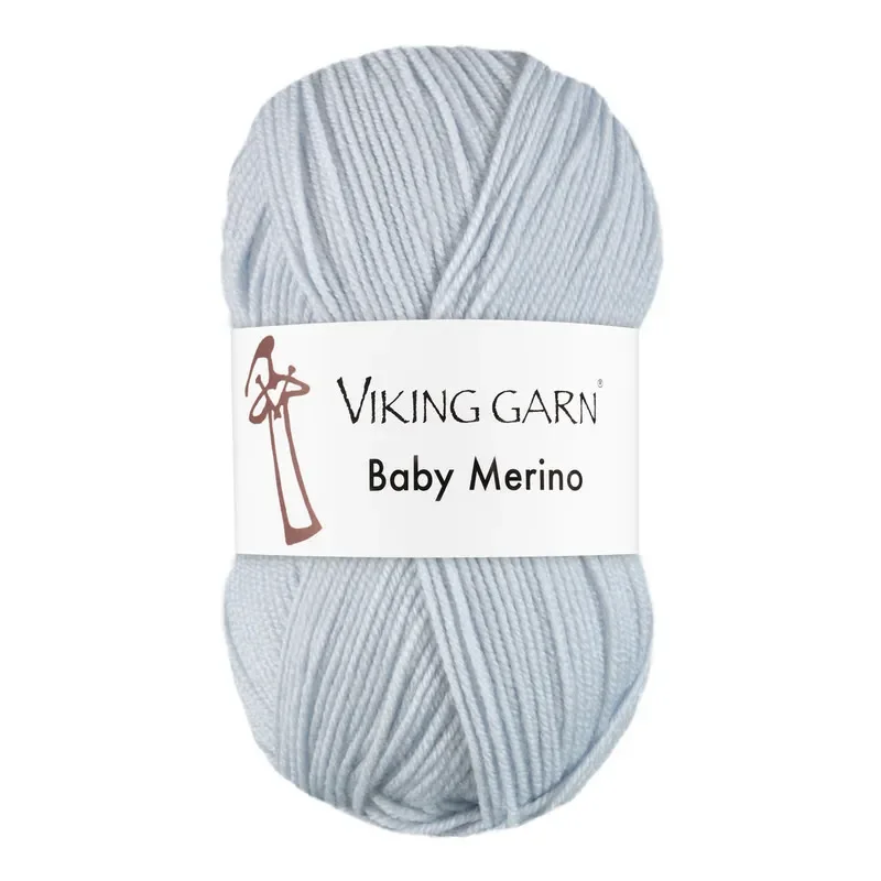 Garn Baby Merino, 50g, Ljusblå, 220 Extra rabatt
