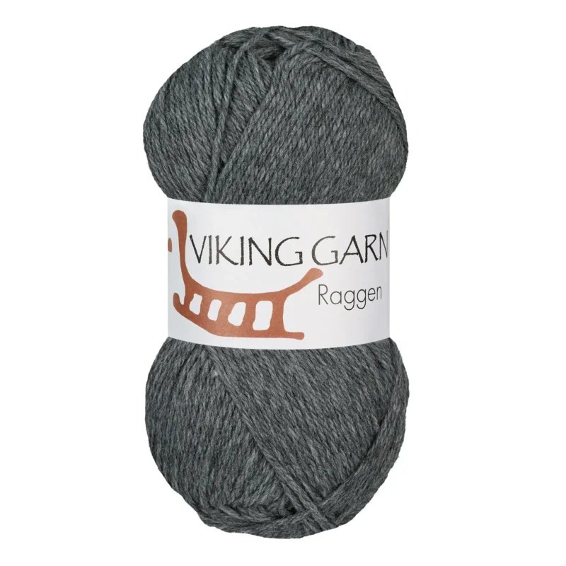 Viking Garn Raggen, 150g, Grå, 715 Outlet