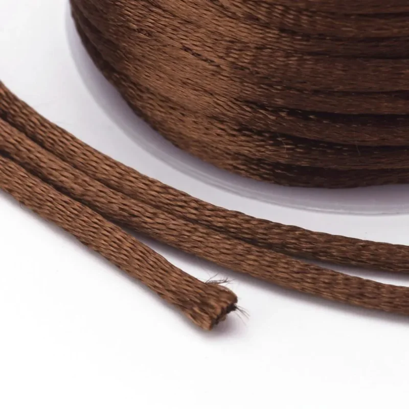 Extra rabatt Camel Satin Rattail Cord - 10m/2mm